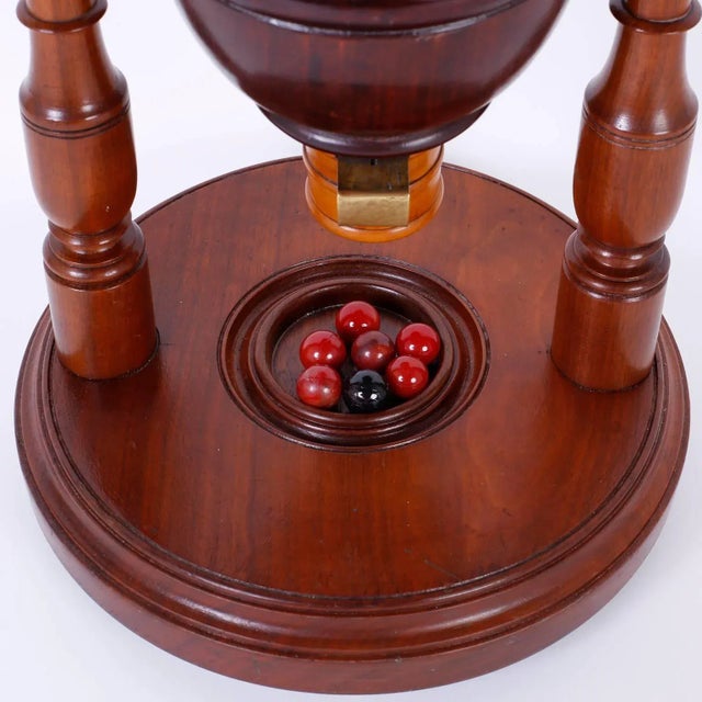 Brown 19th Century British Colonial Wood Counter Game For Sale - Image 8 of 9