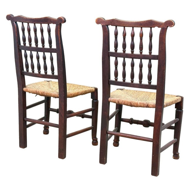 Georgian Spindleback Kitchen Dining Chairs, 1820, Set of 8 For Sale - Image 3 of 18