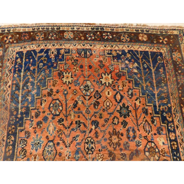 1920s Antique Hand Knotted Persian Rug. 3'7"x 5'7" For Sale - Image 5 of 10