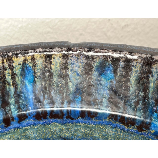 Large Mid-Century Modern Danish Studio Pottery Bowl from Bangholm, 1960s For Sale - Image 15 of 18