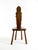 Beautiful handmade Mid-Century Modern solid wood chair. Made in the 1960s. Marked: Made in Spain. Stunning, unusual shape...