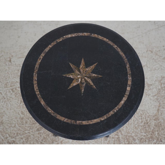 Maitland Smith Round Marble Top Chain Base Lamp Table For Sale In Philadelphia - Image 6 of 11