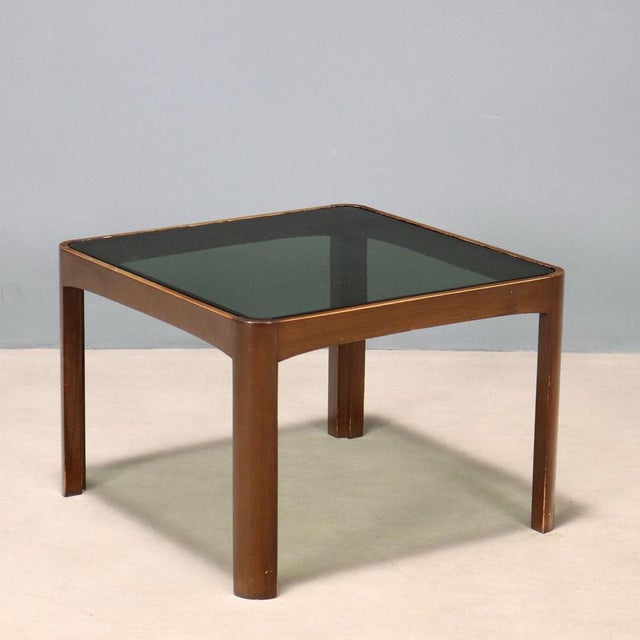 Coffee Table with Smoked Glass Top, 1970s-1980s For Sale - Image 9 of 9