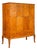 Art Nouveau Linen Cabinet in Oak For Sale
