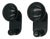 Black Wall Hooks by C. Bartoli for Con & Con, Italy, 1970s, Set of 2 For Sale