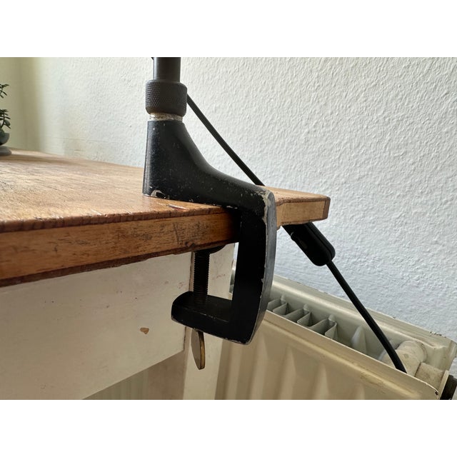 Mid-Century Italian Brass Clamp Desk Lamp attributed to Vittoriano Vigano For Sale - Image 4 of 18