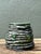 Mid-Century Modern Vintage Abstract Green Glazed Ceramic Vase For Sale - Image 3 of 13