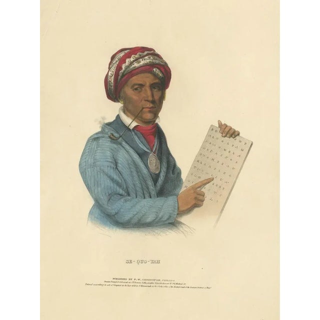 Sequoyah, 1838, Paper For Sale - Image 3 of 7