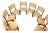 1970s Mid Century Modern Sculpted Teak Chairs Benny Linden - Set of 8 For Sale - Image 11 of 12