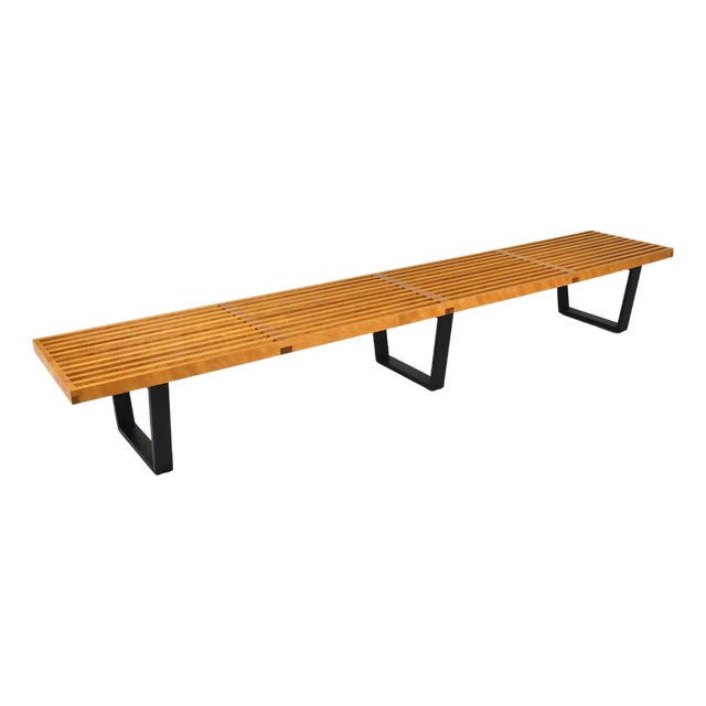 Extra Long George Nelson Platform Bench by Herman Miller For Sale