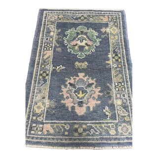 Turkish Oushak Rug 2'3" x 3'2" For Sale