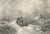 Pehr Wickenberg, Swedish Winter, Children Sledding, 1850, Lithograph For Sale - Image 4 of 9