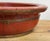 Large 19th C Brass Trimmed Red Barrel Bowl For Sale In Kansas City - Image 6 of 12
