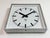 Industrial Grey Square Wall Clock from Pragotron, 1980s For Sale - Image 6 of 17