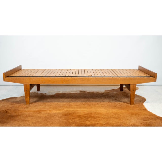 Mid-Century Expanding Ib Hylander Attr. Oak Daybed by Tanu Toiviainen, 1960s For Sale - Image 15 of 18