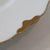 White 1930's H & C Heinrich Bavaria Scalloped Gold Trim White Porcelain Dinner Plate For Sale - Image 8 of 8