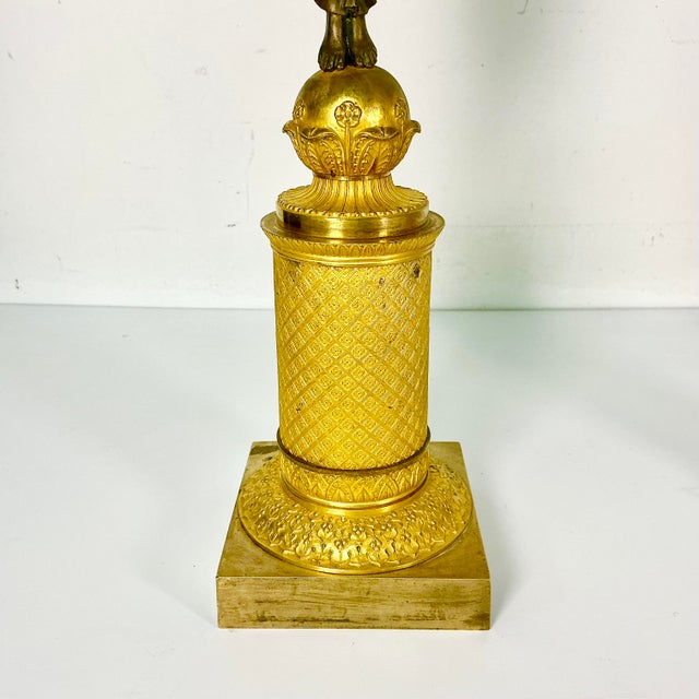 Early 19th Century Early 19th C. Antique French Empire Pierre-Philippe Thomire Winged Nike Victory Candelabras - A Pair, Attributed For Sale - Image 5 of 18