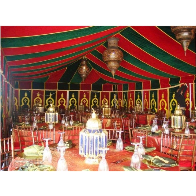 Hand-Crafted Moroccan Caidale Tent by Berber Tribes, 20 ft x 40 ft For Sale - Image 4 of 13