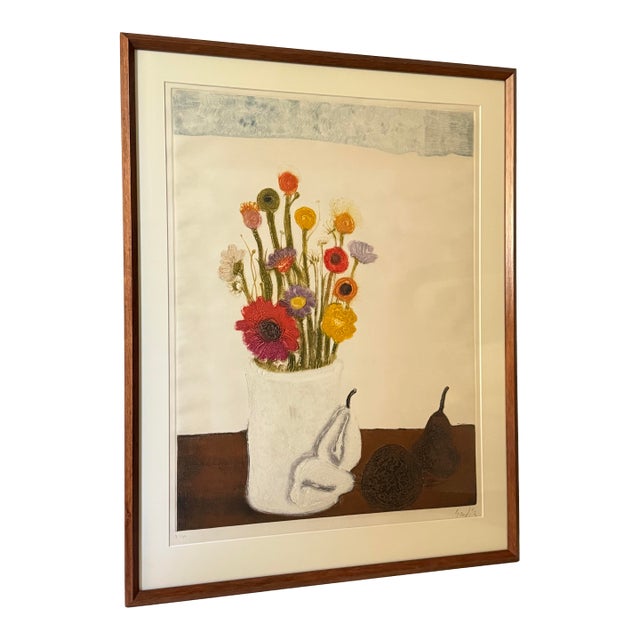 Limited Edition Signed Engraving by Vicente Gandia of Mexico For Sale