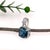 9.39Ct London Blue Topaz Pendant With Natural Diamond Accents in Solid 14k Gold For Sale - Image 4 of 6