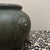 Antique Bronze-Inspired Ceramic Vase – Weathered Patina Vase With Lion Crest For Sale - Image 10 of 10