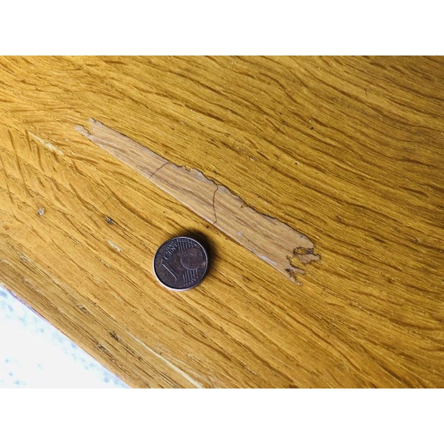 Mid-Century Modern Mid-Century Oak Storage Cabinet on Wheels, 1960s For Sale - Image 3 of 18