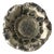 Italian Sterling Silver Flower Bowls, Organic Form, Buccellati Style, Set of 5 For Sale