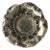 Late 20th Century Italian Sterling Silver Flower Bowls, Organic Form, Buccellati Style, Set of 5 For Sale