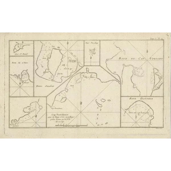 Antique Map of Cap Providence For Sale - Image 3 of 6
