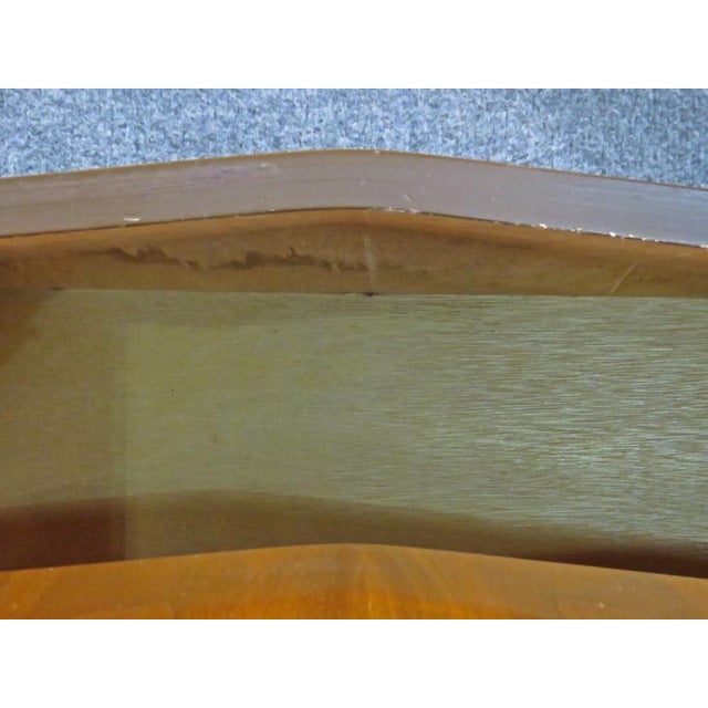 Johnson Carper Mid 20th Century Pair of Diamond Front Night Stands in the Style of Johnson Carper - 2 Pieces For Sale - Image 4 of 6