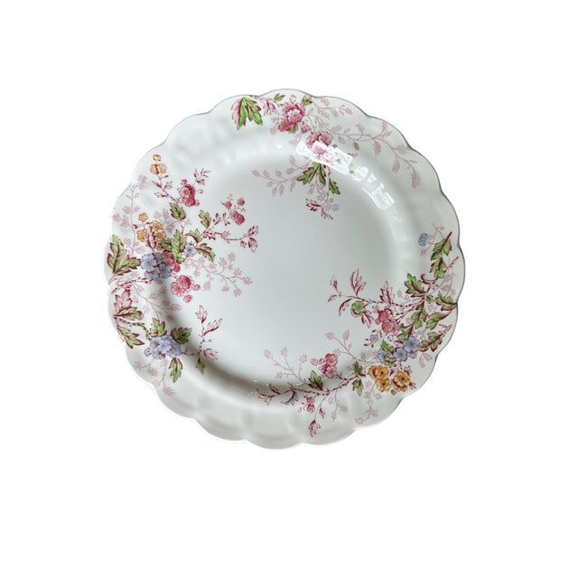 1970s Booths China “Washington” Pattern Dinner Plates, Made in England- Set of 3 For Sale - Image 6 of 9