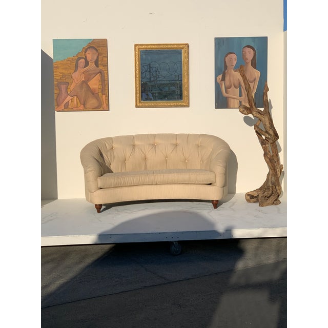 1960s Vintage Mid-Century Modern Two Women Oil Paintings - a Pair For Sale - Image 9 of 11