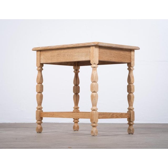 Oak Side Table by Henning Kjærnulf, Denmark, 1960s For Sale - Image 4 of 9