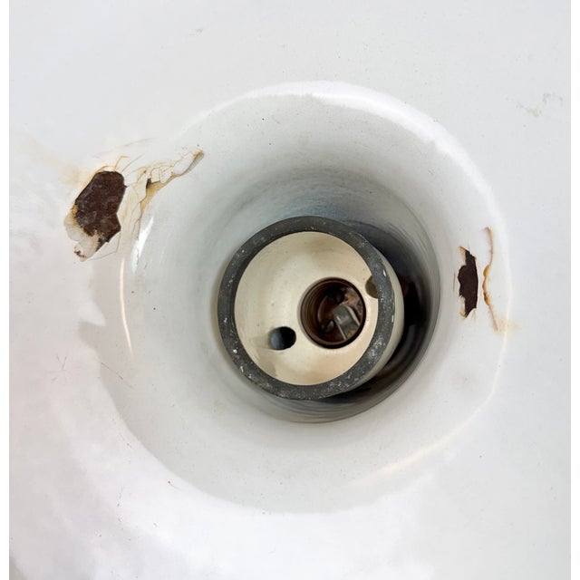 Industrial Green Enamel Factory Pendant Lamp from Revo, 1950s For Sale - Image 18 of 18