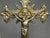 French Antique French Altar Crucifix: Jesus Christ, Holy Trinity, Gospels c. 1900 For Sale - Image 3 of 10