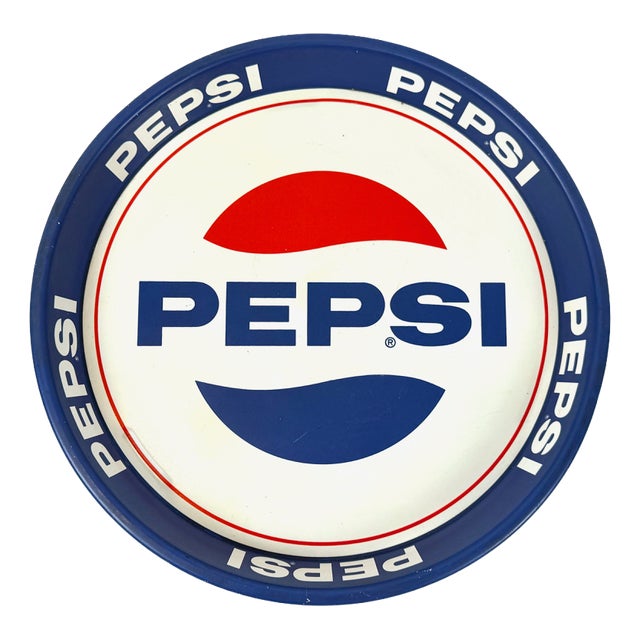 Vintage Advertising Serving Tray from Pepsi, 1987 For Sale