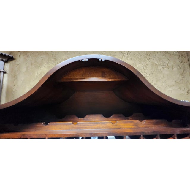 Spanish Style Crotch Walnut Drinks Cabinet For Sale - Image 11 of 13