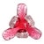 Vintage Murano Seguso Vetri d'Arte Cranberry Red Sommerso Bubbles Italian Art Deco Glass Cigar Ashtray Bowl For Sale
