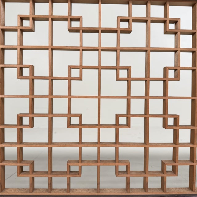 Japanese Ranma with Kumiko Lattice Serene Wall Panel, 1950s For Sale - Image 11 of 17