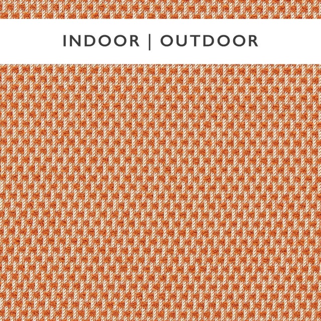 Harlequin Hito Fabric in Clementine/Chalk - a Sample For Sale