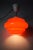Red Hanging Lamp, Poland, 1960s For Sale - Image 8 of 8
