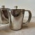 Arthur Krupp 1940s Art Deco Set of Three Alpaca Coffee Pot by Krupp Designed by Gio Ponti For Sale - Image 4 of 12