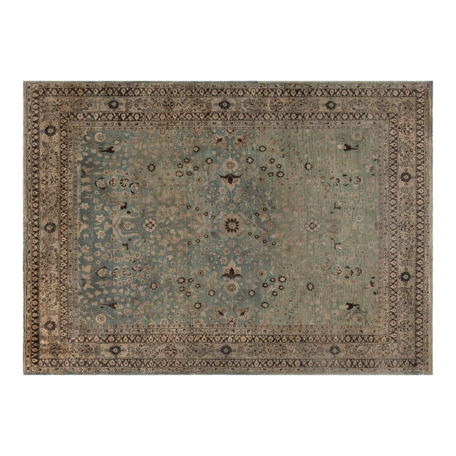 19th Century Persian Tabriz Carpet For Sale