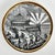 Piero Fornasetti 1950s Emblems of the States Coaster Set of 7, Italy For Sale In Miami - Image 6 of 11