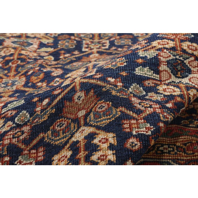 Antique Persian Mahal Rug, 11'01 X 11'11 For Sale In Dallas - Image 6 of 10