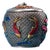 Vintage Silver and Enamel Lidded Jar With Koi Fish and Lotus Motif For Sale
