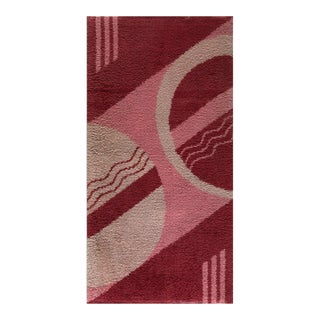 1930s English Art Deco Rug ( 3'0" X 5'10" - 92 Cm X 178 Cm ) For Sale