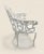 Victorian 1960s Elegant White Cast Iron Patio Dining Set For Sale - Image 3 of 6