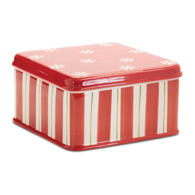 Red Ceramic Stacking Santa Character (Set of 3) For Sale - Image 8 of 9
