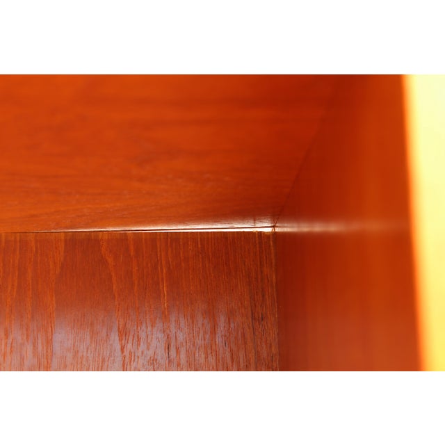 Mid-Century Danish Teak Bookcase, 1970s Stackable Scandinavian Storage Cabinet For Sale - Image 17 of 18